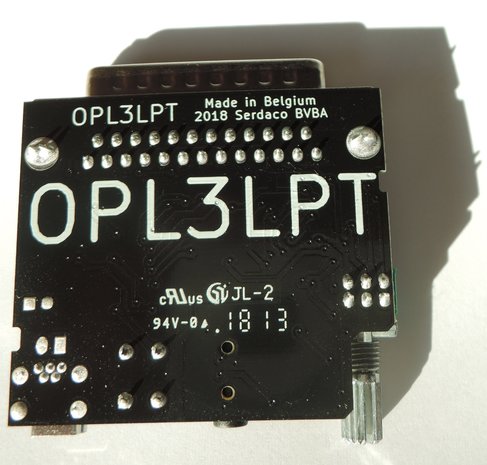 OPL3LPT PCB bottom